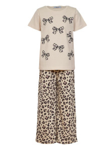 Пижама для девочки (фуфайка и брюки)