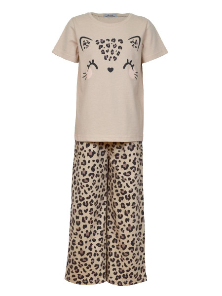 Пижама для девочки (фуфайка и брюки)