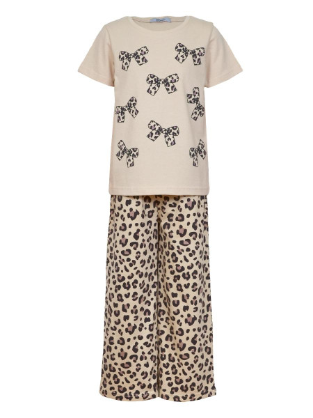 Пижама для девочки (фуфайка и брюки)