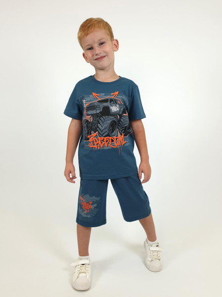 Комплект для мальчика (джемпер+шорты)