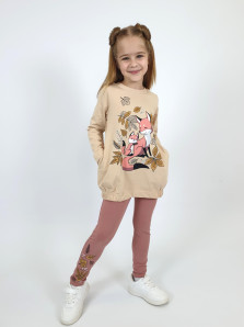 Комплект для девочки (джемпер+ лосины)