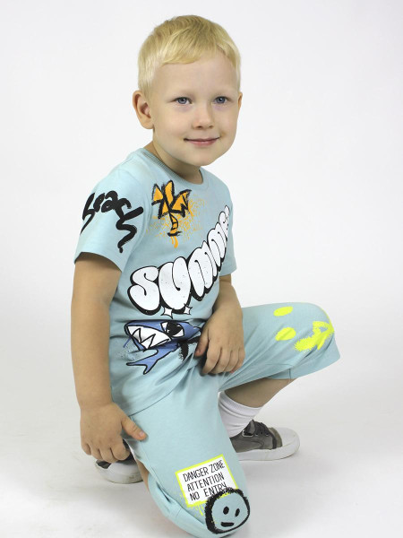 Комплект для мальчика (фуфайка+шорты)