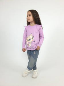 Фуфайка для девочки