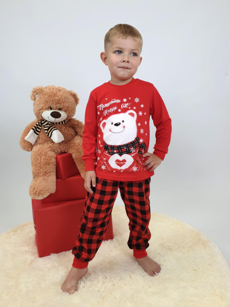 Пижама для мальчика (фуфайка и брюки)