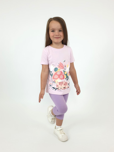 Комплект для девочки (фуфайка+ лосины)