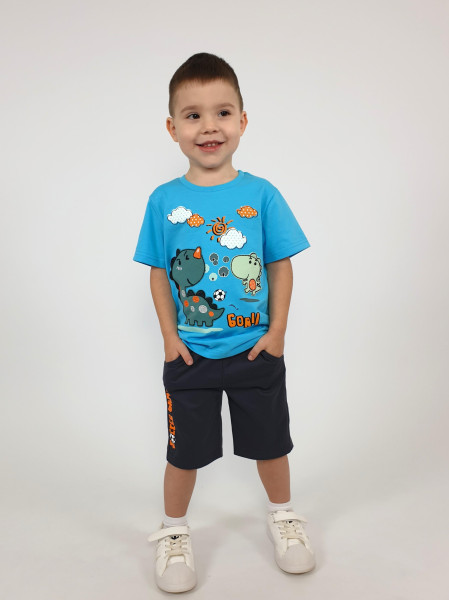 Комплект для мальчика (фуфайка+шорты)