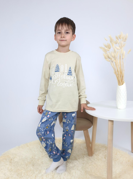 Пижама для мальчика (фуфайка и брюки)