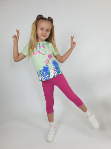 Комплект для девочки (фуфайка+ лосины)