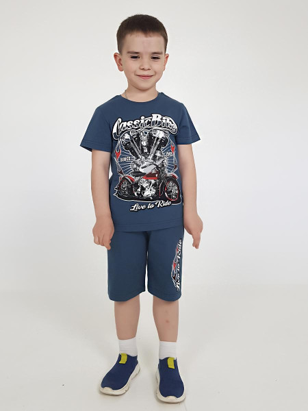 Комплект для мальчика (фуфайка+шорты)