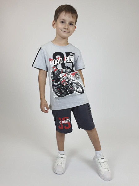 Комплект для мальчика (фуфайка+шорты)