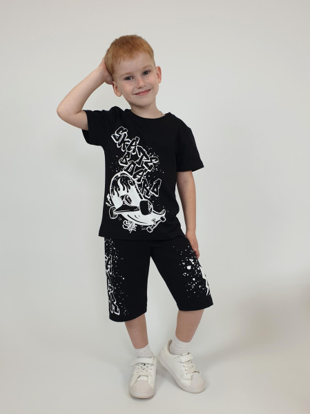 Комплект для мальчика (джемпер+шорты)