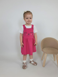 Комплект для девочки (сарафан+ фуфайка)