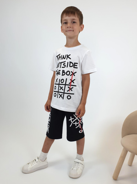 Комплект для мальчика (джемпер+шорты)