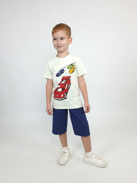 Комплект для мальчика (джемпер+шорты)