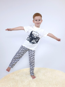 Пижама для мальчика (фуфайка и брюки)