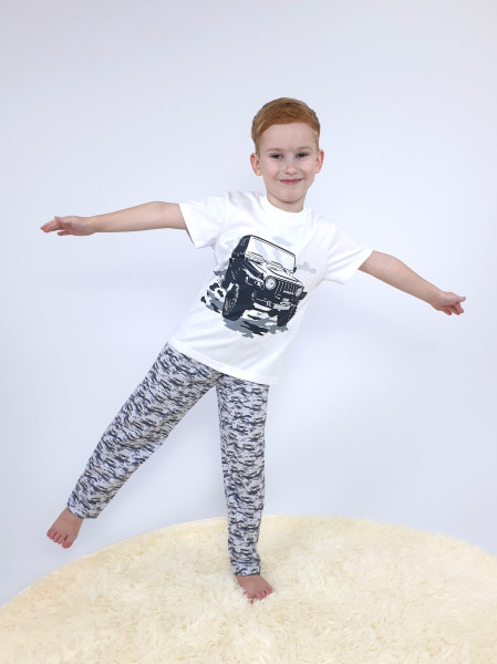 Пижама для мальчика (фуфайка и брюки)