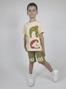 Комплект для мальчика (фуфайка+шорты)