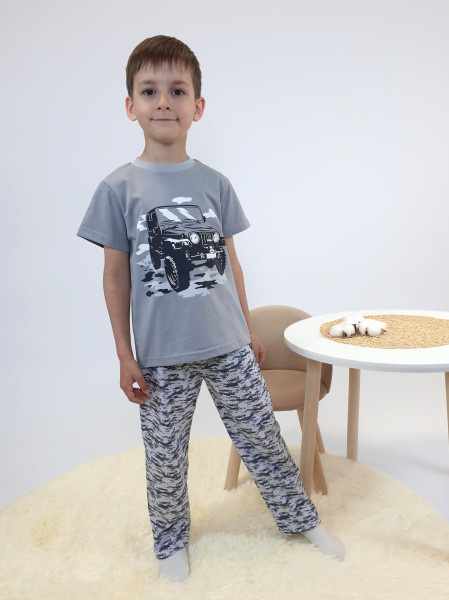Пижама для мальчика (фуфайка и брюки)