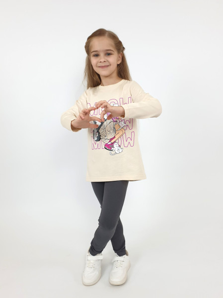 Комплект для девочки (джемпер+ лосины)