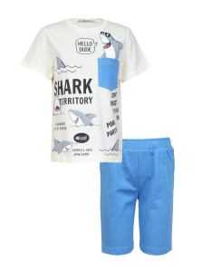 Комплект для мальчика (фуфайка+шорты)