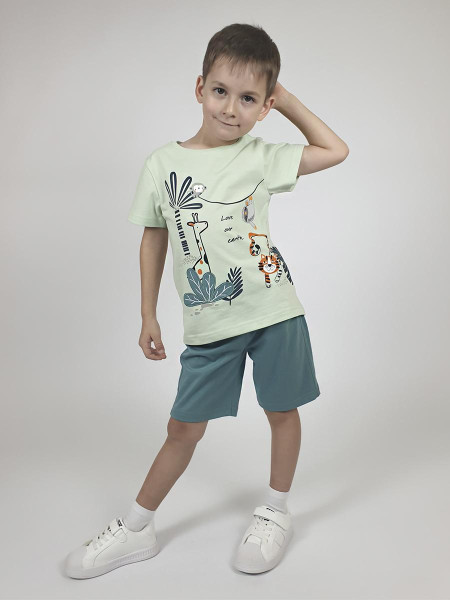 Комплект для мальчика (фуфайка+шорты)