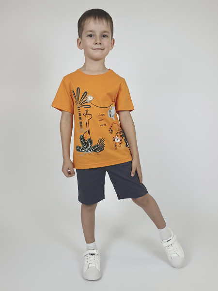 Комплект для мальчика (фуфайка+шорты)