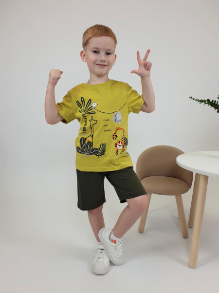 Комплект для мальчика (фуфайка+шорты)