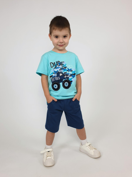 Комплект для мальчика (фуфайка+шорты)