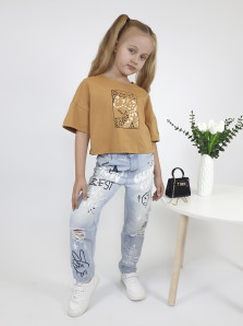 Фуфайка для девочки