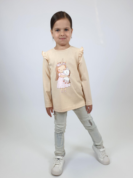 Фуфайка для девочки