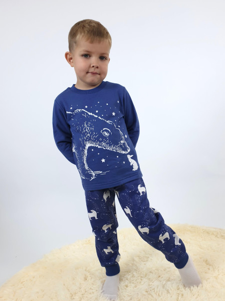 Пижама для мальчика (фуфайка и брюки)