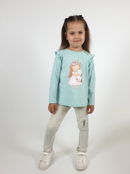 Фуфайка для девочки