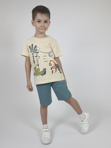 Комплект для мальчика (фуфайка+шорты)