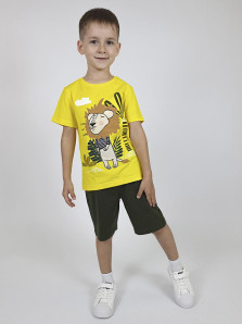 Комплект для мальчика (фуфайка+шорты)