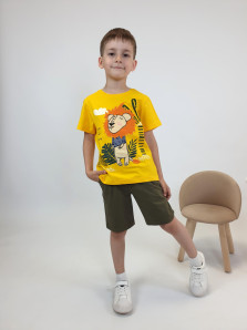 Комплект для мальчика (фуфайка+шорты)