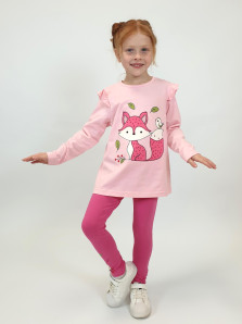 Комплект для девочки (фуфайка+ лосины)