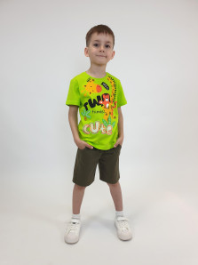 Комплект для мальчика (фуфайка+шорты)