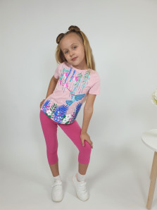 Комплект для девочки (фуфайка+ лосины)