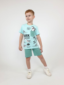 Комплект для мальчика (фуфайка+шорты)