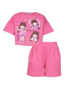 Комплект для девочки (джемпер+ шорты)