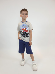 Комплект для мальчика (фуфайка+шорты)