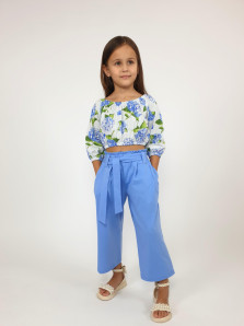 Комплект для девочки (фуфайка и брюки)