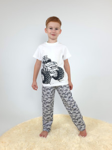 Пижама для мальчика (фуфайка и брюки)
