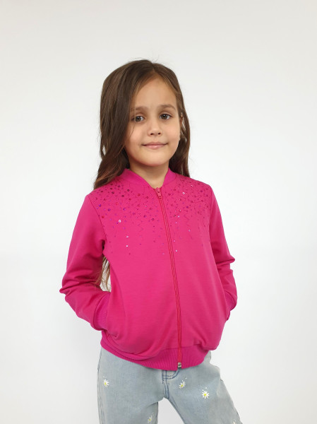 Джемпер (бомбер) для девочки
