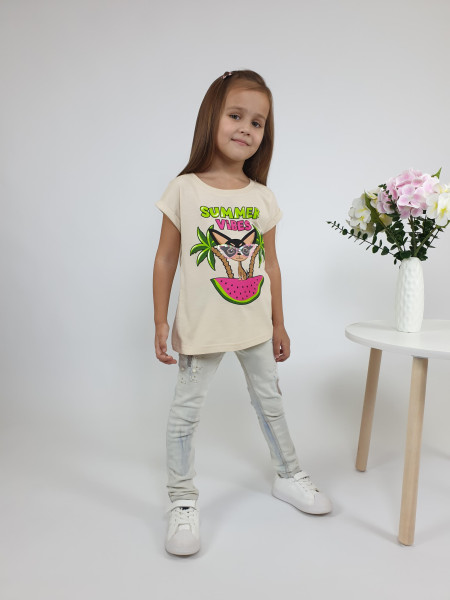 Фуфайка для девочки