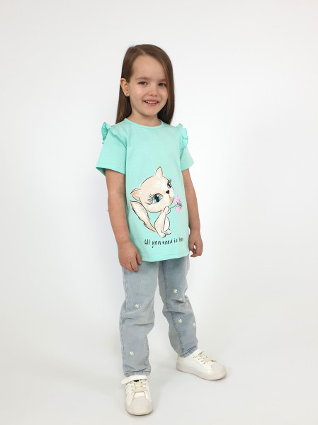 Фуфайка для девочки