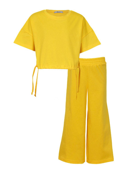 Комплект для девочки (фуфайка и брюки)