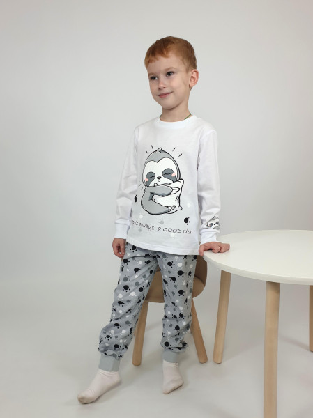 Пижама для мальчика (фуфайка и брюки)