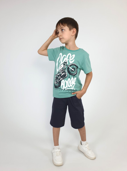 Комплект для мальчика (джемпер+шорты)