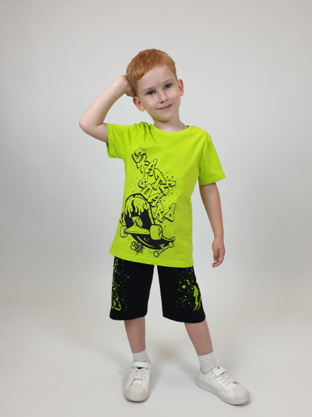 Комплект для мальчика (джемпер+шорты)